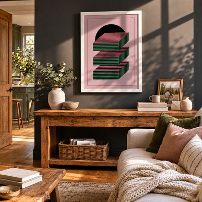 Stacked Forms Minimalist - Print