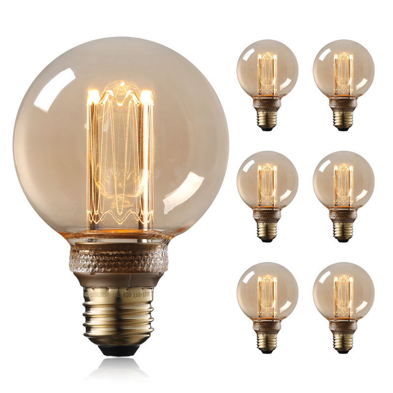 3.5 Watt, G25 Dimmable Light Bulb, E26/Medium Base