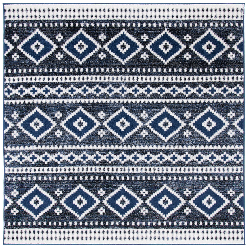 Myah Performance Southwestern Rug, Square 6'