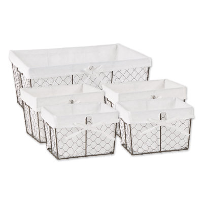 Gracie Oaks Decorative Basket