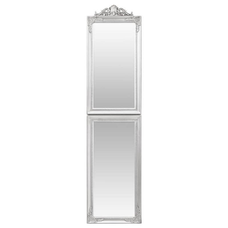 Wegford Rectangle Mirror, Silver, 70.9" x 17.7"