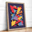 Colour Forms In Motion Geometric - Print-1474824004-1474824008