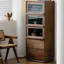 Bibliothèque de rangement style américain