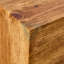 Table basse 16 po x 16 po x 16 po en panneau de fibres à densité moyenne en bois de noyer - design luxueux, décoration de salon.-175555213-182692236