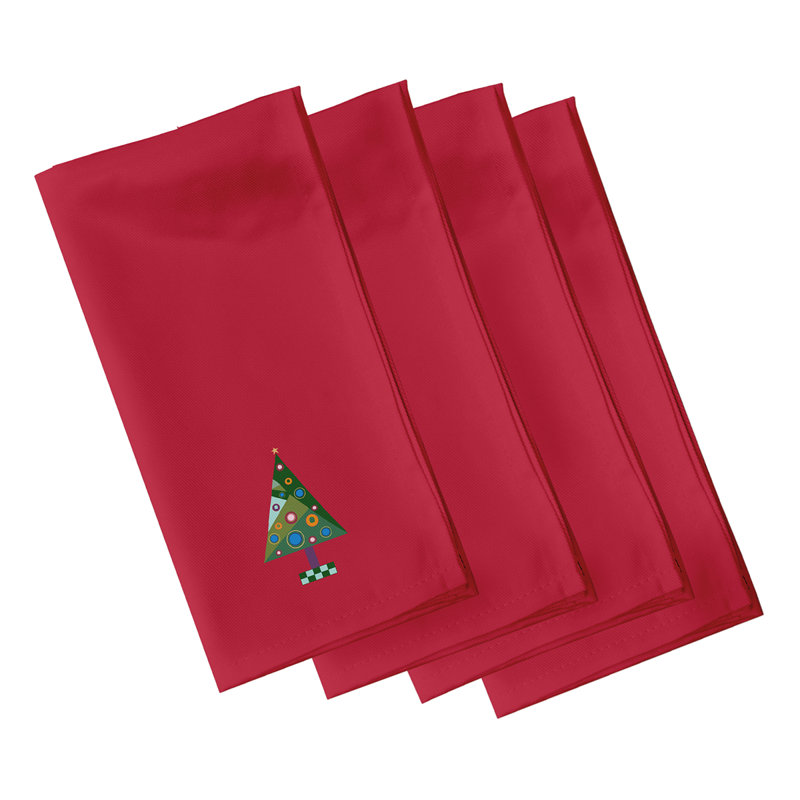 Moorebank Crazy Christmas   Napkins, Red