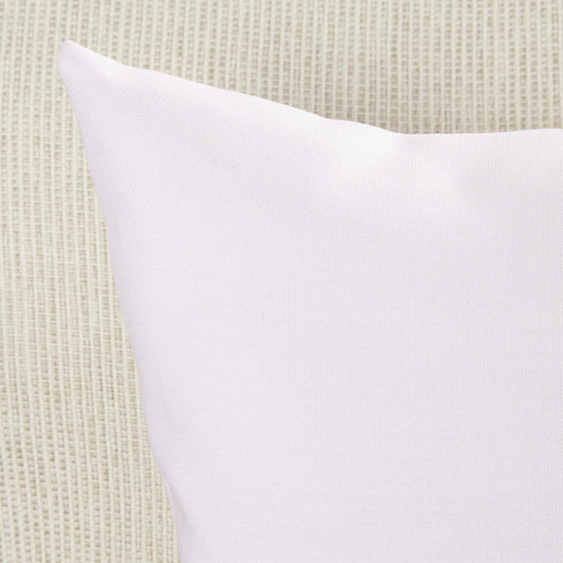 Solid Reversible Throw Pillow, 26" H x 26" W, Shell