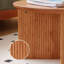 Table basse ronde en bois massif