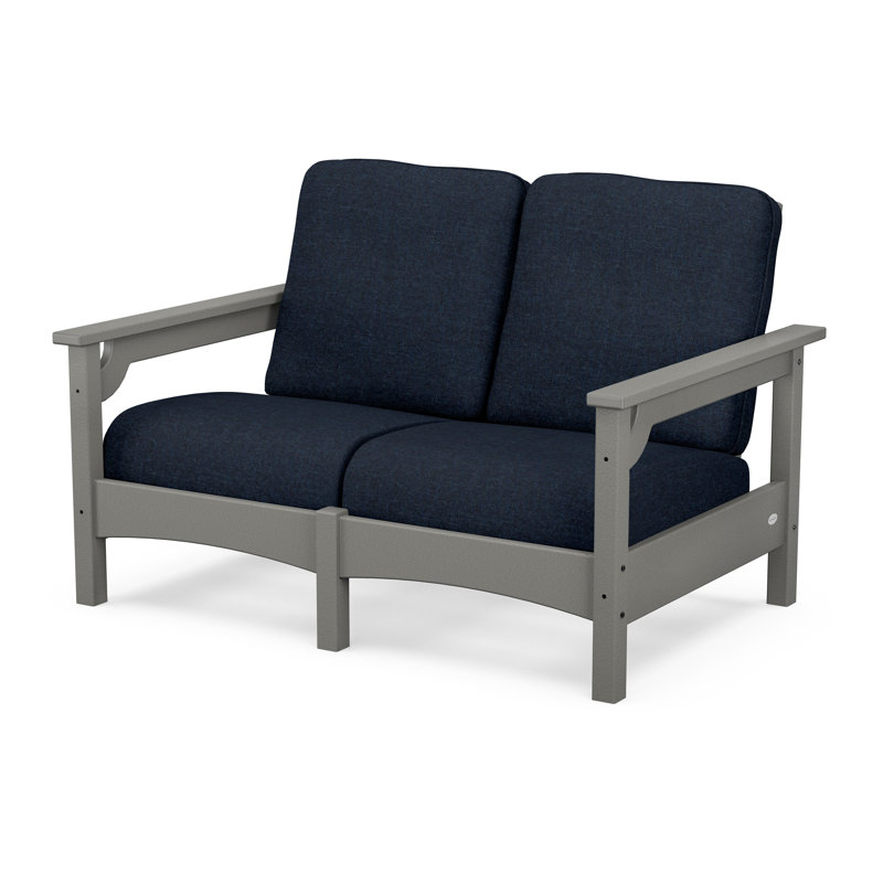 Club Loveseat, Sand, Dune Burlap