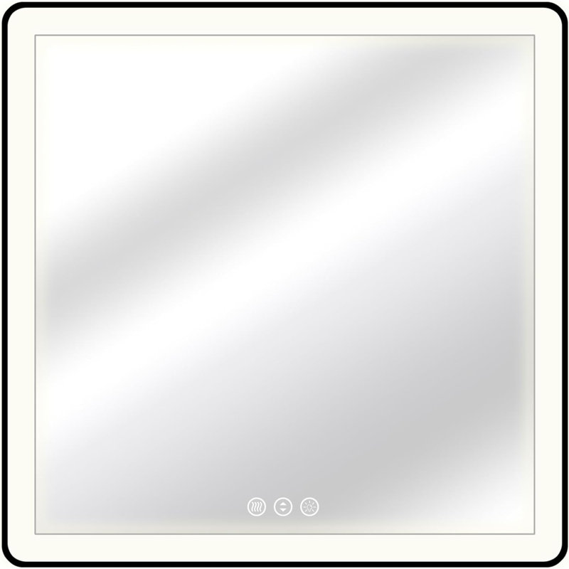 Metal Wall Mirror, 36" x 36"