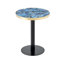 Modern Round Coffee Table with Light Luxury Design-131643835