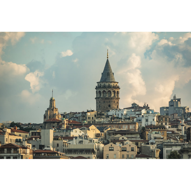 Old Town In Istanbul by Yilmazsavaskandag - Wrapped Canvas Print, 30cm H x 46cm W