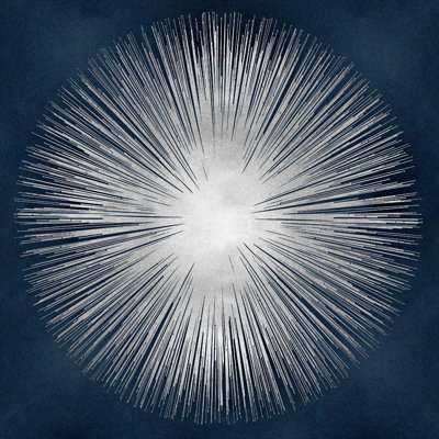 Sunburst On Dark Blue I by Abby Young - Wrapped Canvas Art Prints