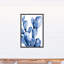 Cactus bleu - reproduction de cadre flottant sur toile-583342941