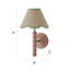 Alderic Manufactured Wood Armed Sconce-549788189-549788188-549788184