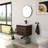 Zalet 24"Single Sink Wall Mounted Bathroom Vanity,Floating Vanity with 2 Doors,White Resin Basin Sink Top-1449873064-1437464918