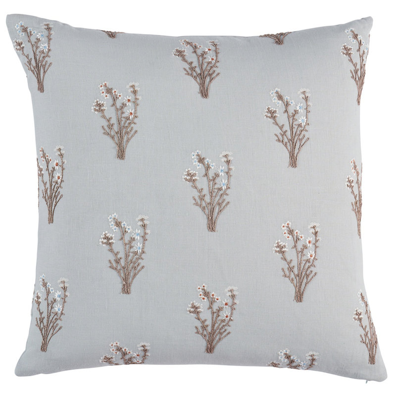 Stora Embroidery Pillow, Mineral