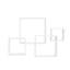 Étagère murale décorative en cubes entrecroisés-118193925-33651170