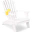 Fauteuil à bascule blanc