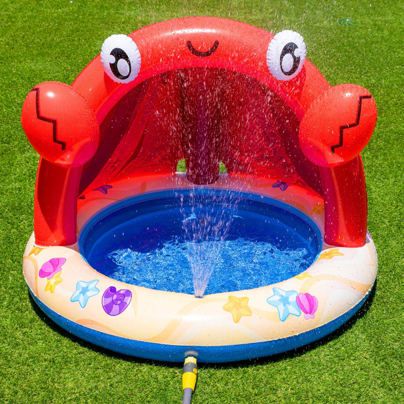 Inflatable Kiddie Pool for Outdoor Summer Water