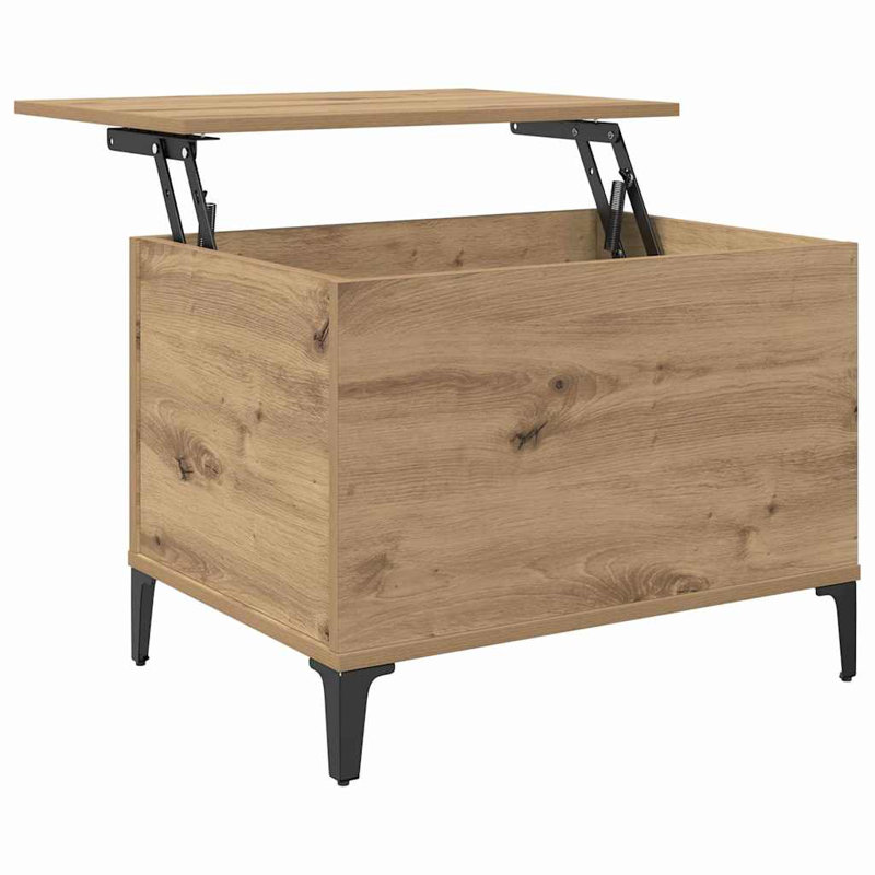 Lift Top Coffee Table with Storage, Artisan Oak
