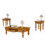 Table basse en bois massif patiné rétro-1193912415