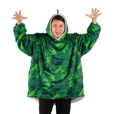 Wearable Hooded Sherpa Blanket