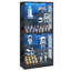 Vitrine 65 po avec porte vitrée, vitrine avec lumière DEL RVB et tablette réglable-132997505