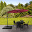 Poids de parasol et base de patio décalés de 9,5 pi résistant aux rayons UV-873715065