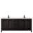 Daria 80'' Double Bathroom Vanity with Carrara Marble Top-97905713-97905716