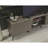 Denver Mid Century Modern Tv Stand 2 Door Cabinets 1 Glass Shelf 66 Inch Tv Unit-907580424
