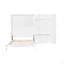Grand lit escamotable mural avec placard