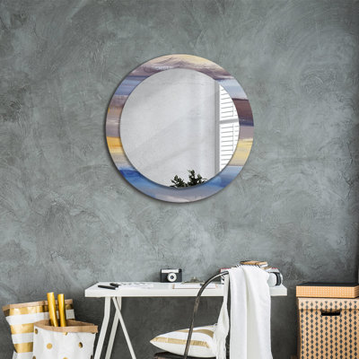 Huldar Glass Flat Wall Mirror
