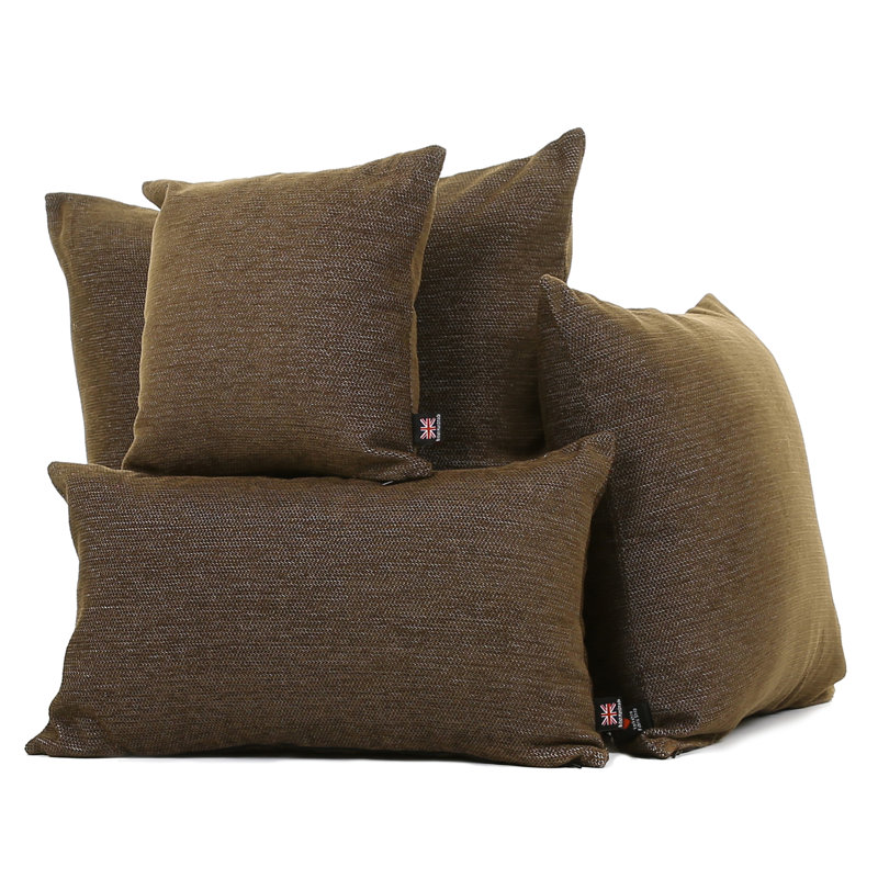 Altair Rectangular Cushion, Brown, Small