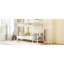 Twin Over Twin Bunk Bed With Lateral Storage Ladder And Wardrobe-2055316374