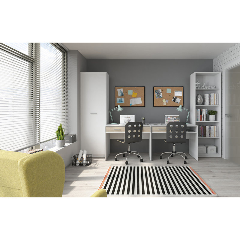 197cm H x 60cm W Composite Bookcase, White