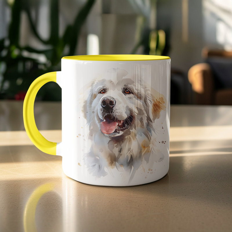 Mug, 2, Yellow