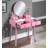Liannon Contemporary Wood Vanity And Stool Set-524817253