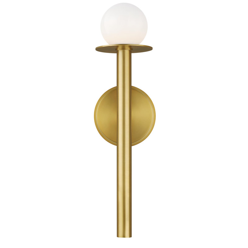 Nodes 1 - Light Wallchiere, Burnished Brass