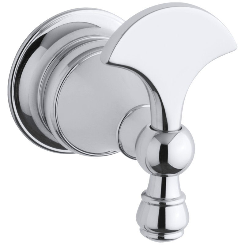 Revival Wall Mounted Robe Hook, Polished Chrome