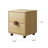 Solid Wood Night Stand 2 Drawer Dresser-786730084
