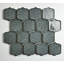 Classical Lantern Blue Ornate 12" x 12" Straight Edge Porcelain Mosaic Tile