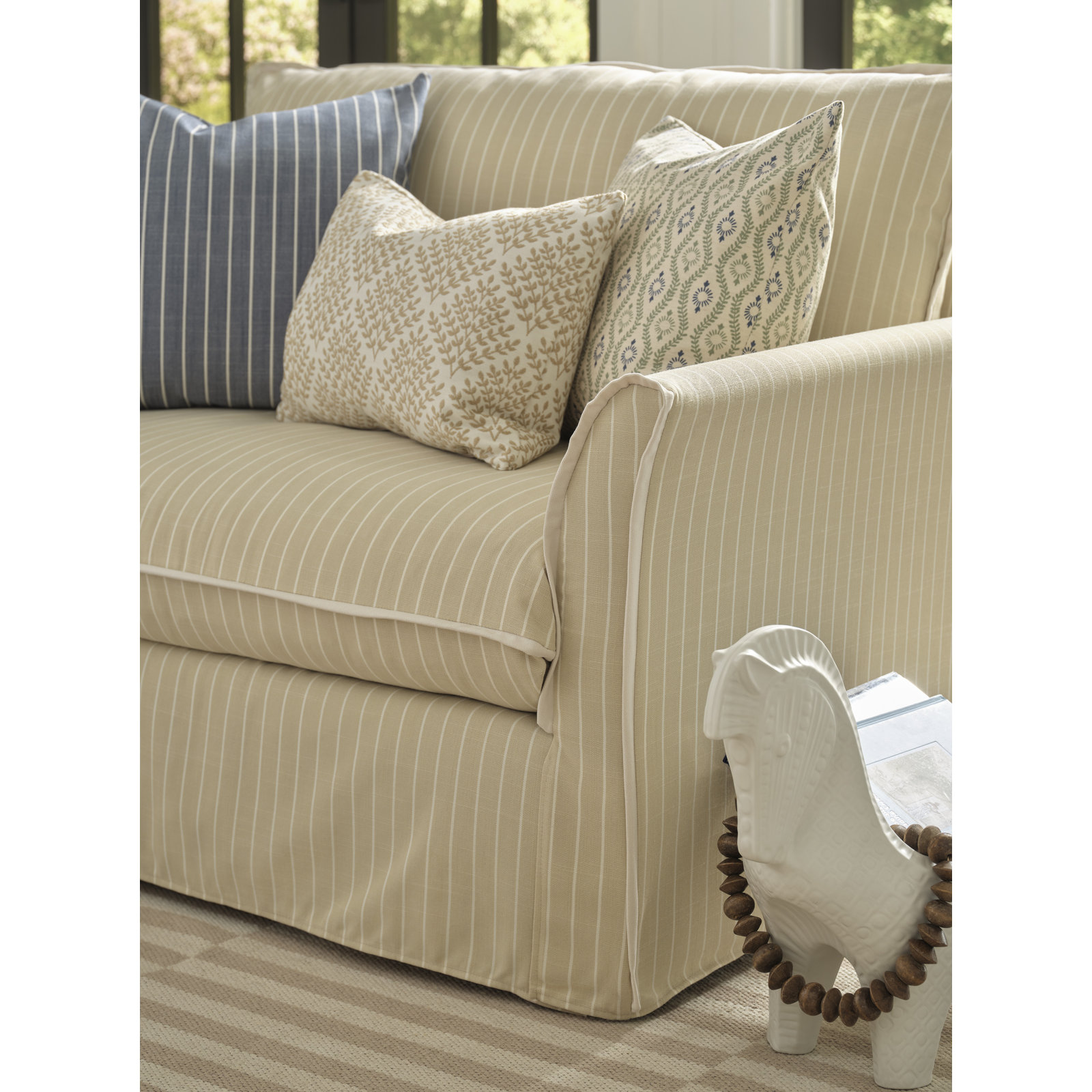 Erin & Ben Co. Upholstered Accent Chair, Beige