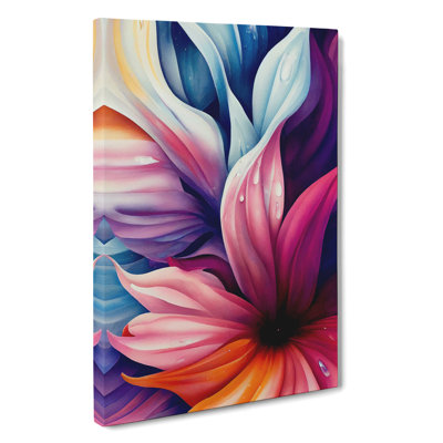 Entrancing Flowers No.2 - Wrapped Canvas
