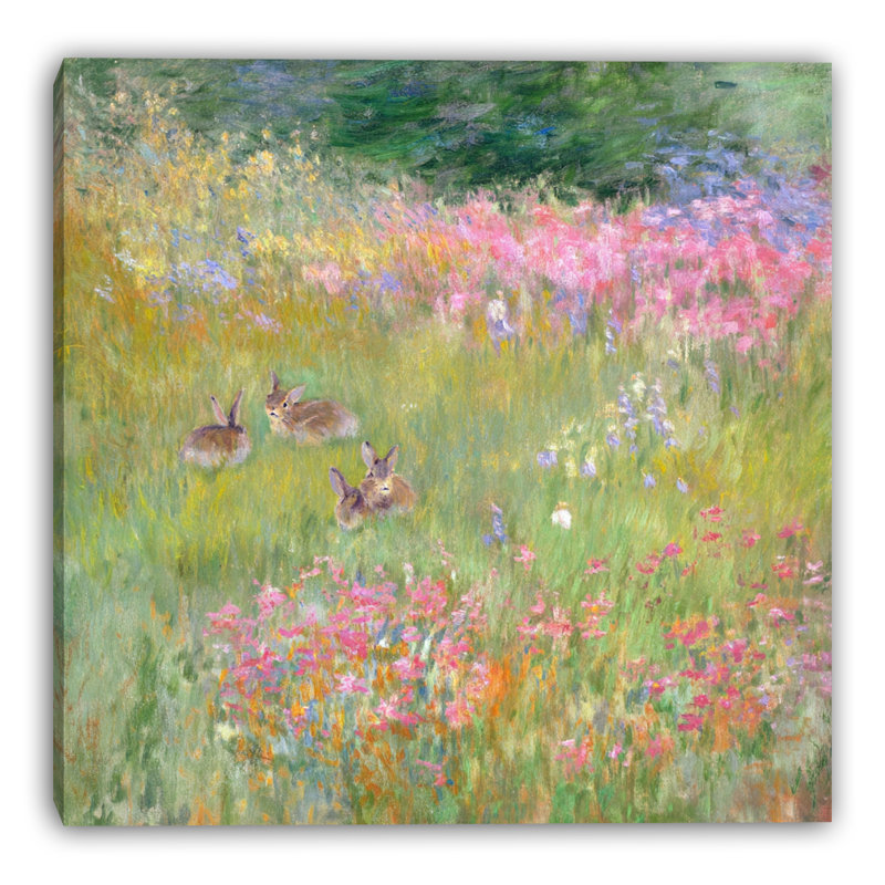 «Soft Petals», art mural sur toile tendue, L 40 po x H 40 po x P 1,5 po