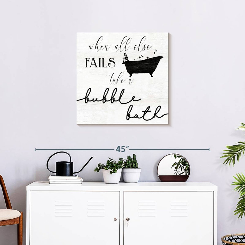 Tergel Take A Bubble Bath, 30" H x 30" W
