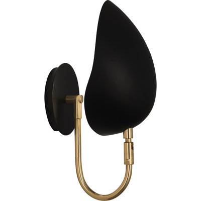 Modern Brass Wall Sconce With Adjustable Satin Shades - SRKASHLTENI Collection - Streamlined Design, Energy Efficient Lighting Fixture For Home Decor
