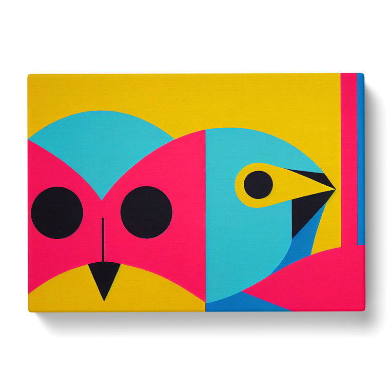 Gorgeous Abstract Bird - Wrapped Canvas, 50cm H x 76cm W x 3cm D