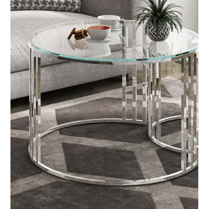 Aveaha Pedestal Coffee Table