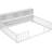 Full Floor Bed With Side Bookcase, Shelves, And Guardrails In White, Easy Assembly For Bedroom Setup Needs Suitable Organization