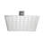 Ultra-Thin 304 Stainless Steel Waterfall Shower Head - High Rain With Self Nozzles, Full Body Shelter, Effortless To Install, Outstanding Showerhead Coverage, Simple Installation Procedure, Superb